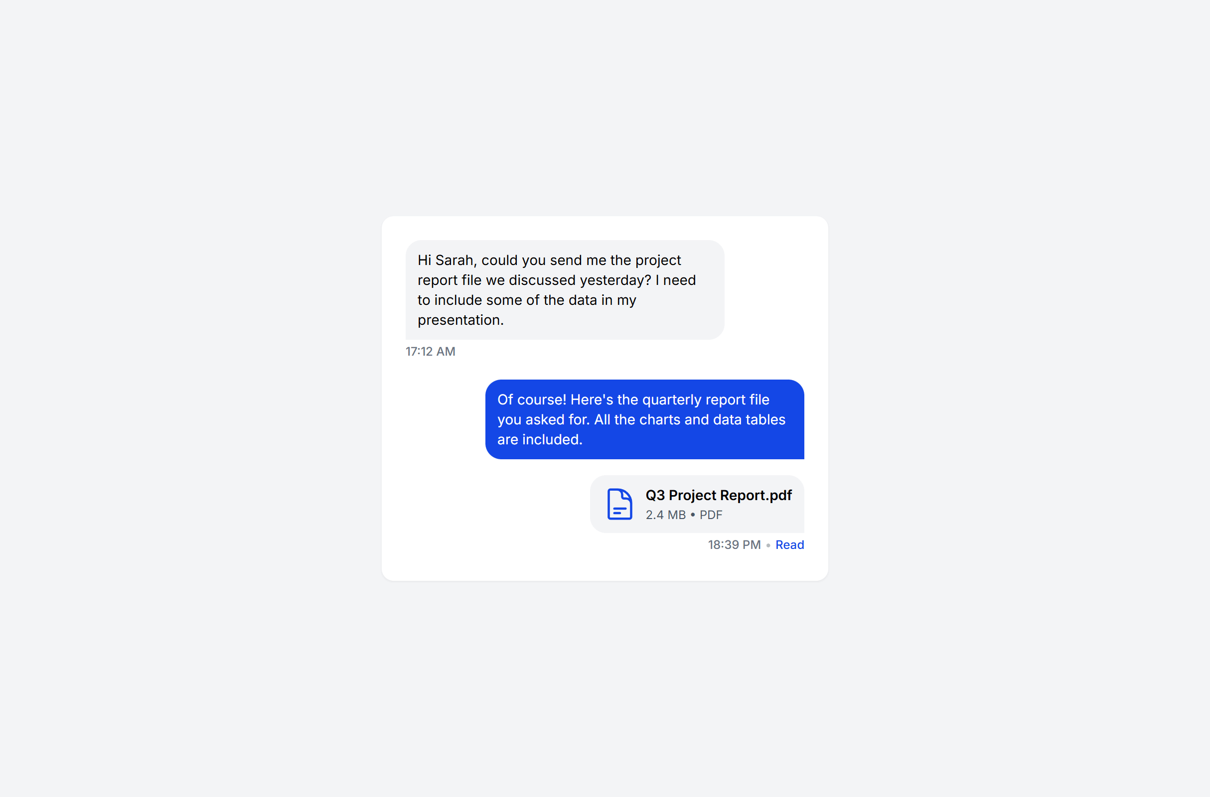 Screenshot preview of Bubbles with File Content
