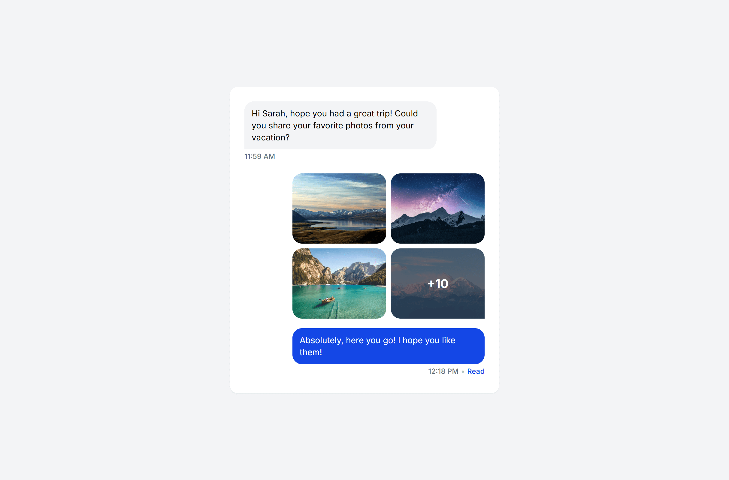 Screenshot preview of Bubbles with Gallery Content