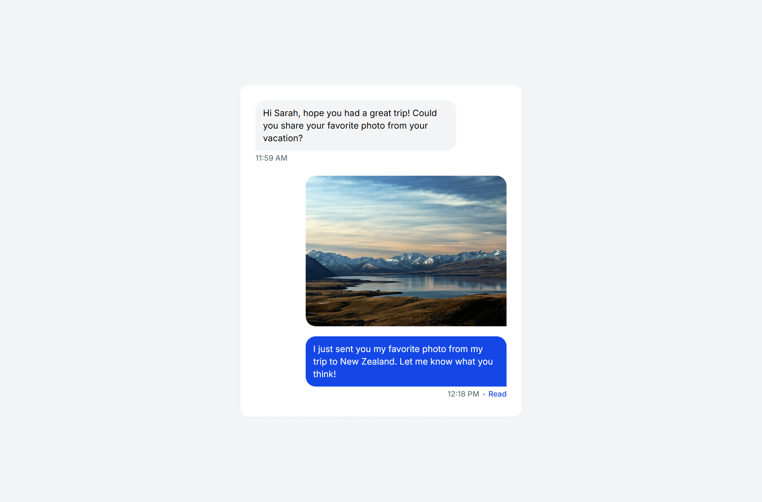 Screenshot preview of Bubbles with Image Content