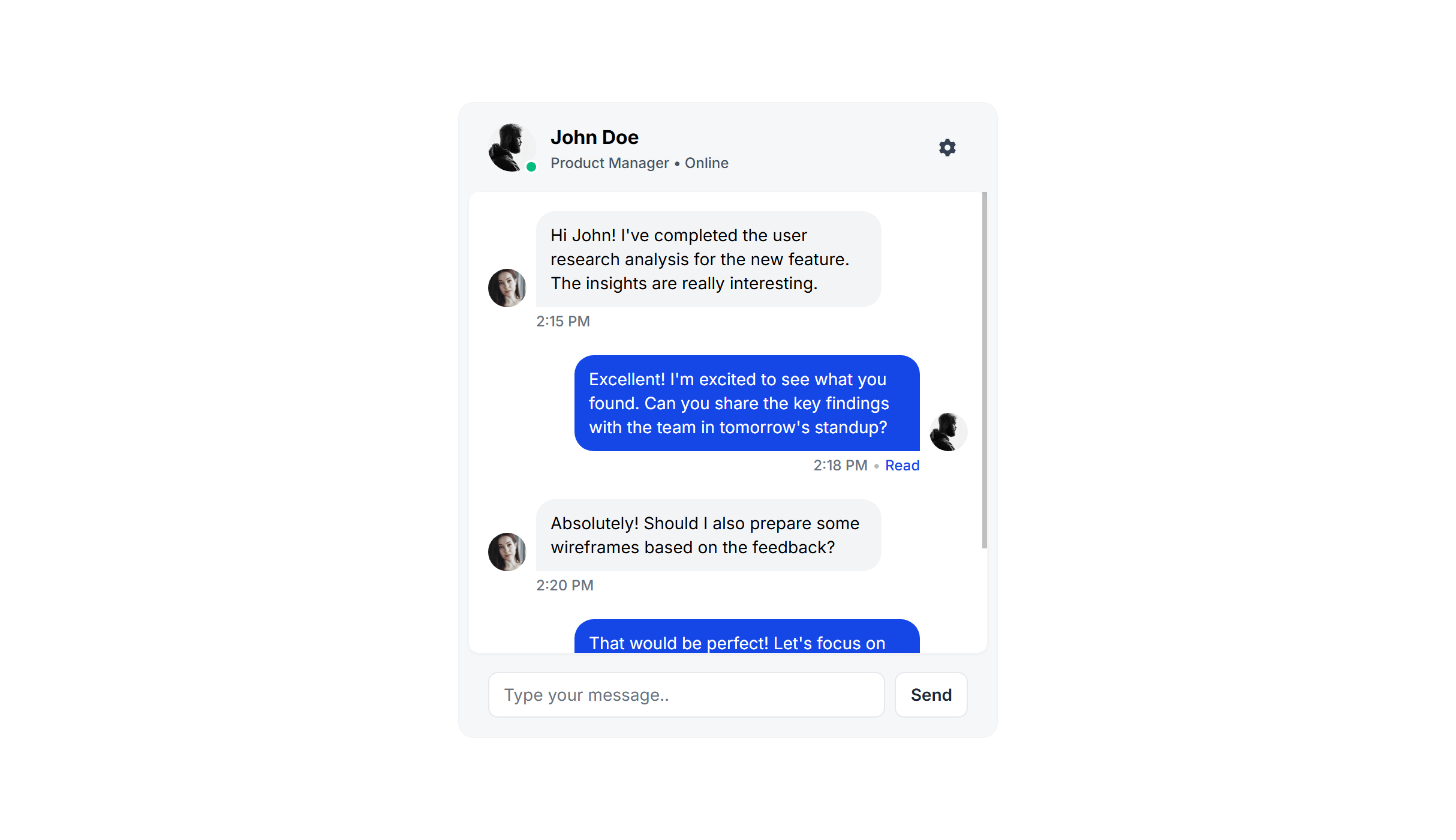 Screenshot preview of In Card Alternate