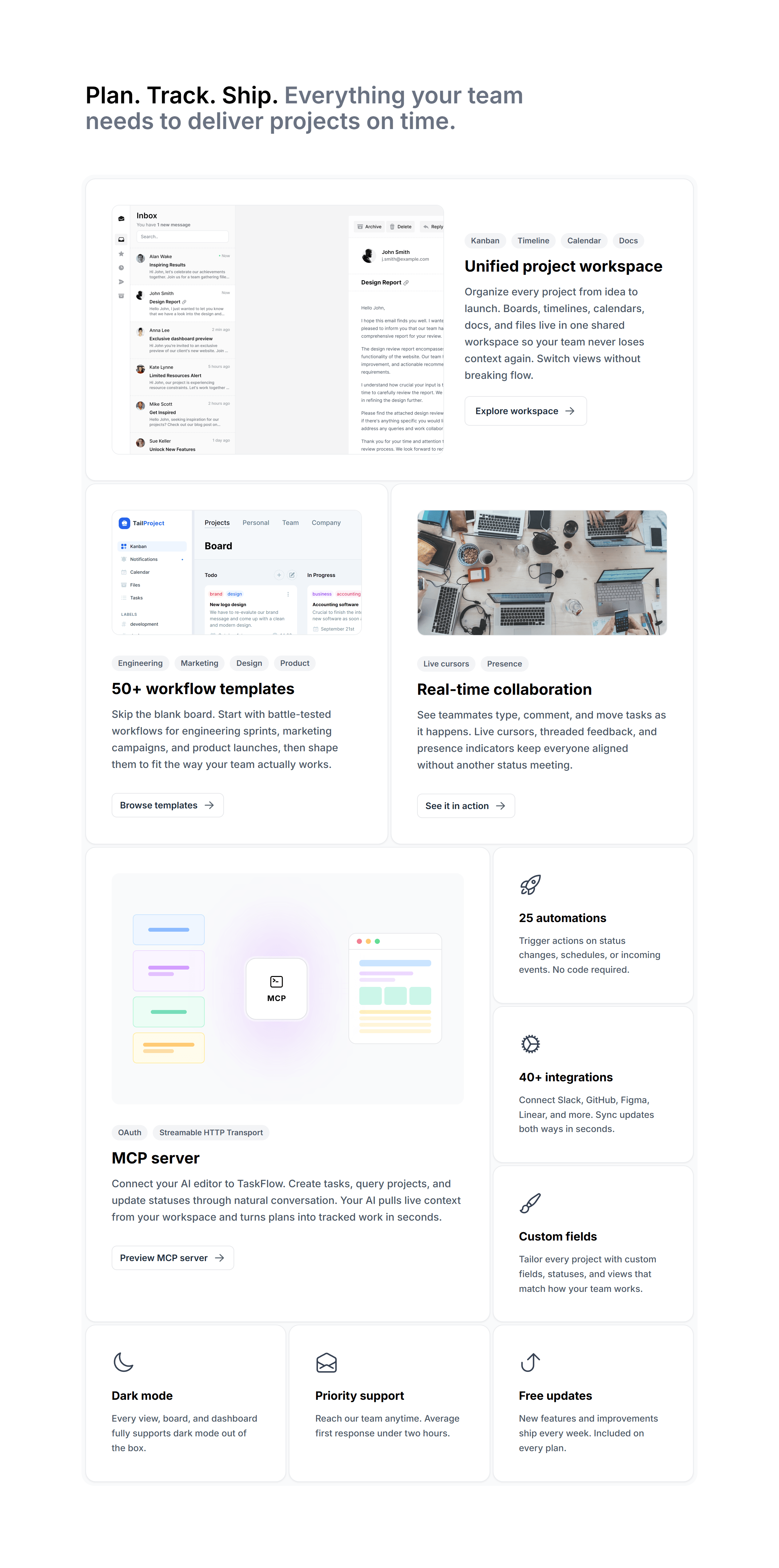 Screenshot preview of Bento Grid Compact
