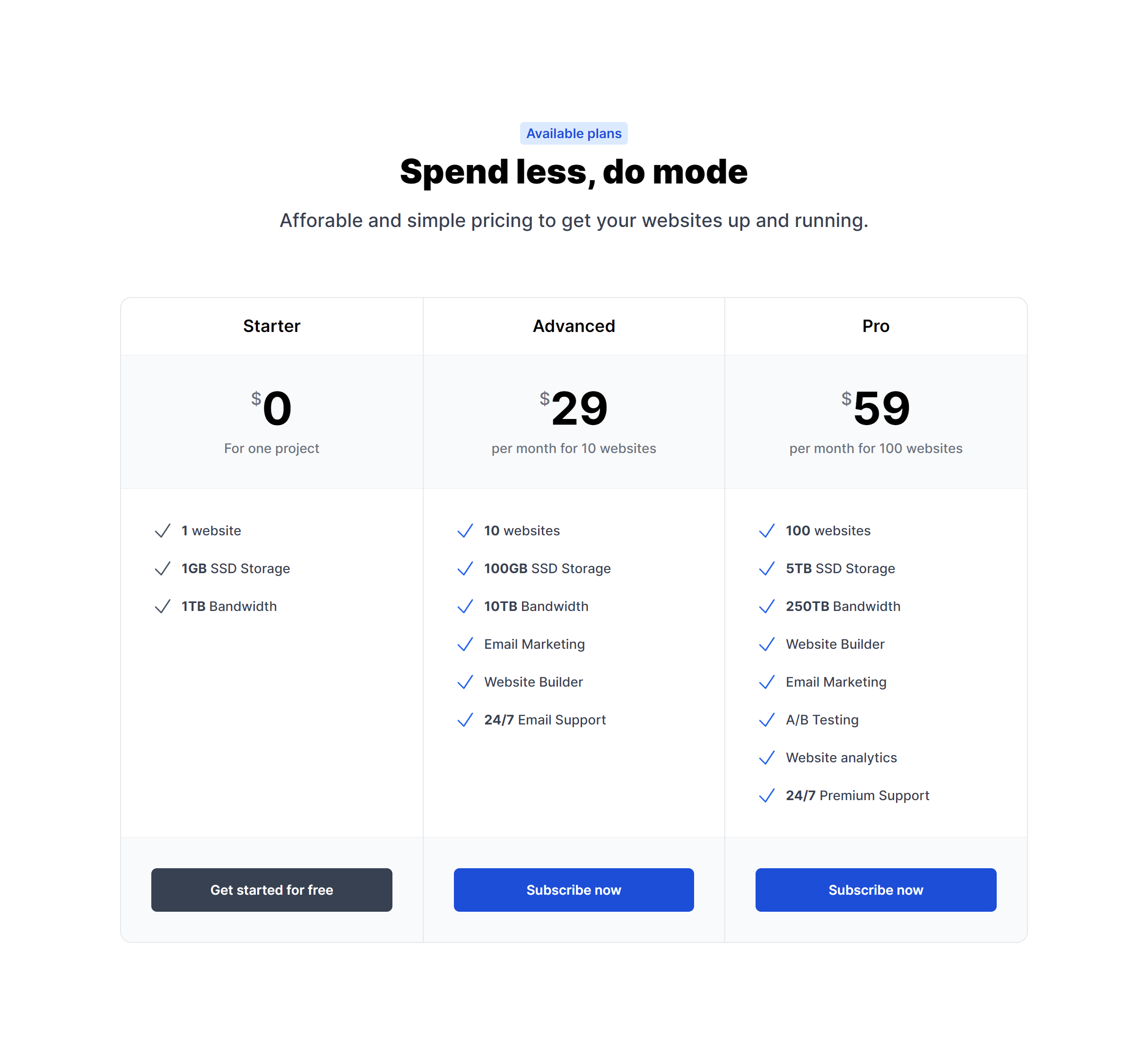 Screenshot preview of With Growing Features List